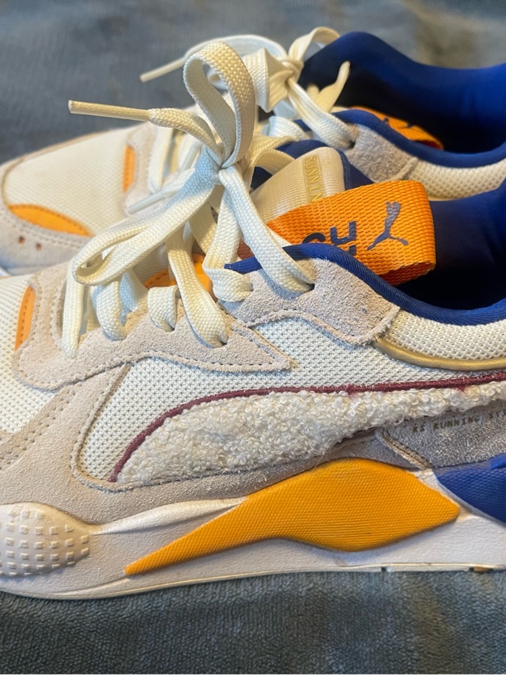 PUMA RsX New Heritage Lace Up  Womens White Sneakers Shoes 38972401 Size 8